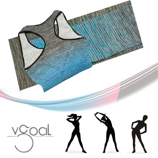 Picture of تاپ و شلوار ورزشی زنانه آبی VGOAL