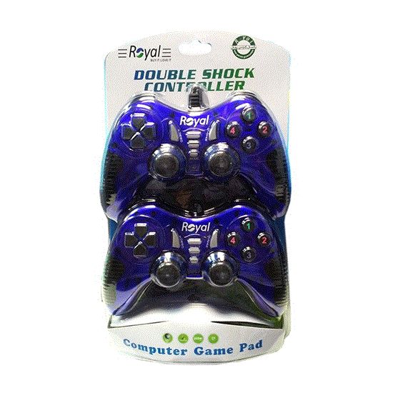 Picture of دسته بازی دونفره سیم دارشوکدار رویال