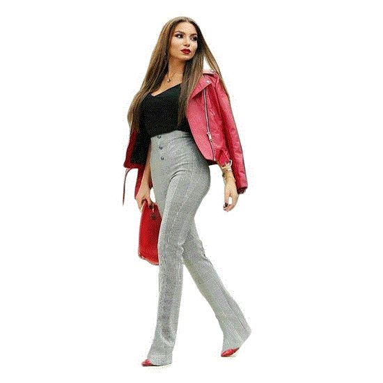 Picture of شلوار تک اسپرت چهار خانه زنانه