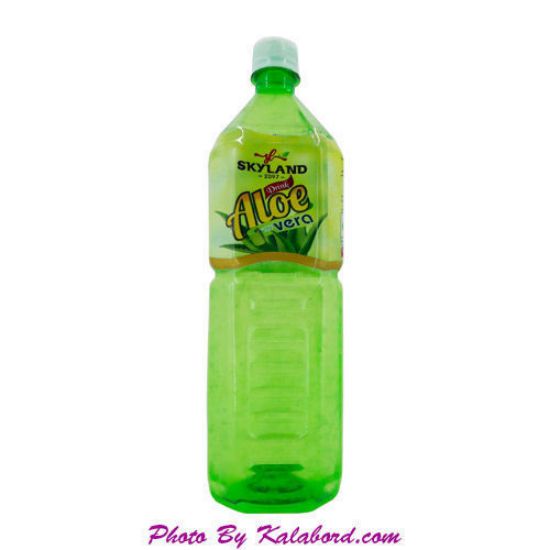 نوشیدنی آلوئه ورا حاوی تکه های آلوئه ورا 1.5 لیتری