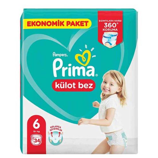 پوشک شورتی پریما سایز 6