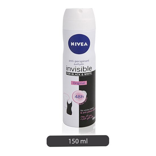 Picture of اسپری ضد تعریق زنانه نیوآ مدل Invisible black & white حجم 150 میلی لیتر