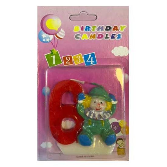  شمع تولد مدل دلقک