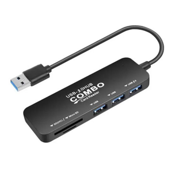Picture of هاب و رم ریدر 5 پورت USB 3.0 مدل Combo
