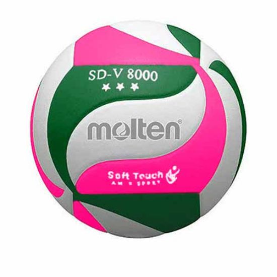 Picture of توپ والیبال مولتن مدل SD-V 8000 رنگ (صورتی-سبز)
