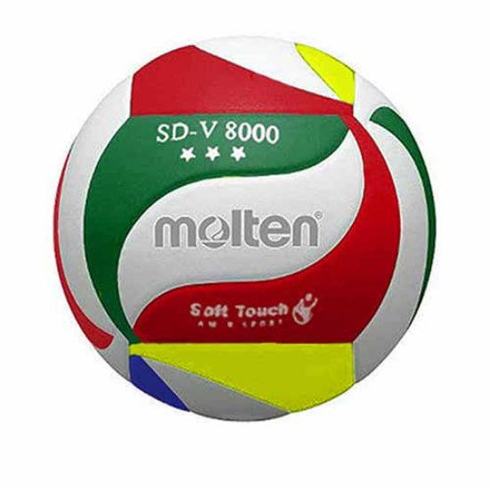 Picture of توپ والیبال مولتن مدل SD-V 8000 (قرمز/سبز/زرد/آبی)